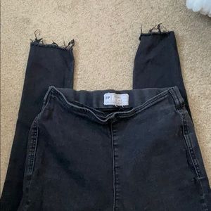 Free people black skinny jeans